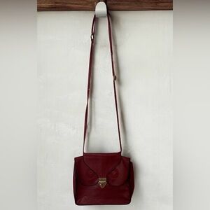 Whimsical Red Owl Crossbody Bag Novelty Bird Purse